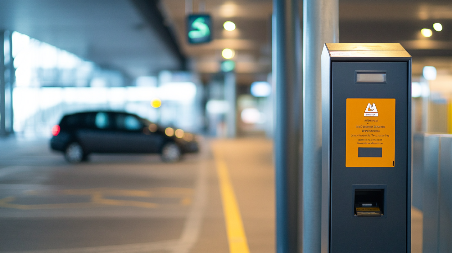 Car rental return drop box at an airport location, with signage indicating 'After Hours Returns' and a car parked nearby.