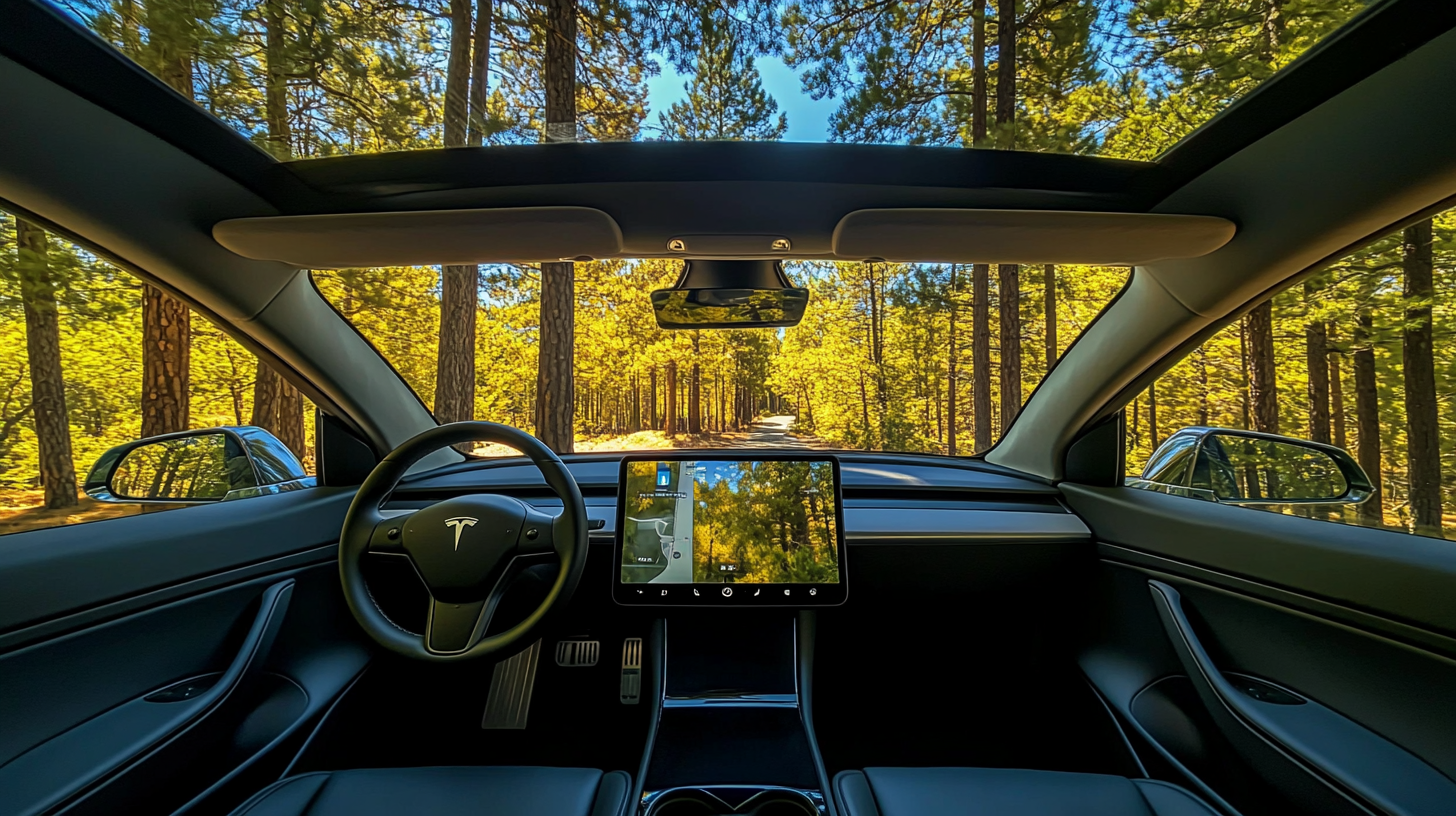 Inside a Tesla Model 3