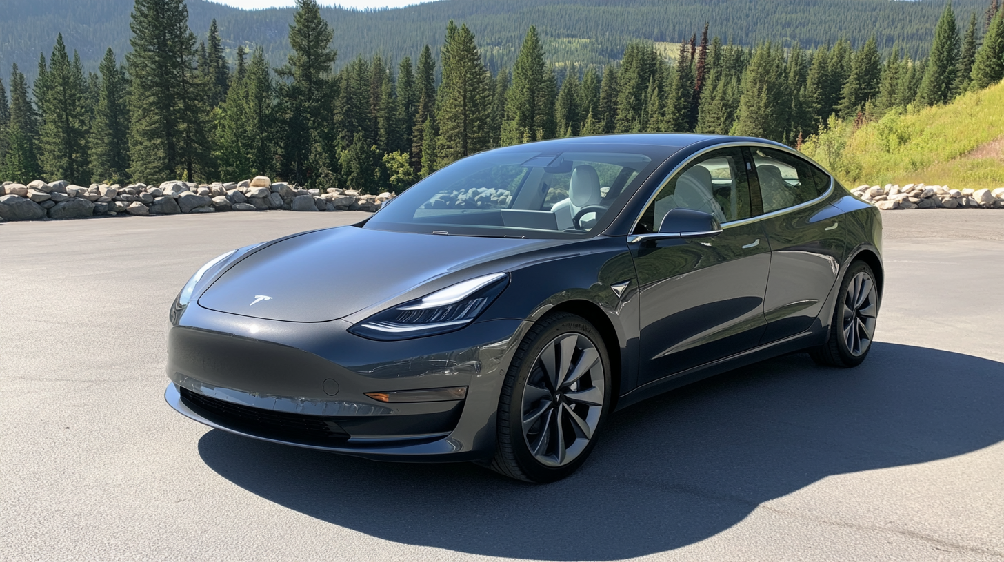 Tesla Model 3 in Coeur d'Alene